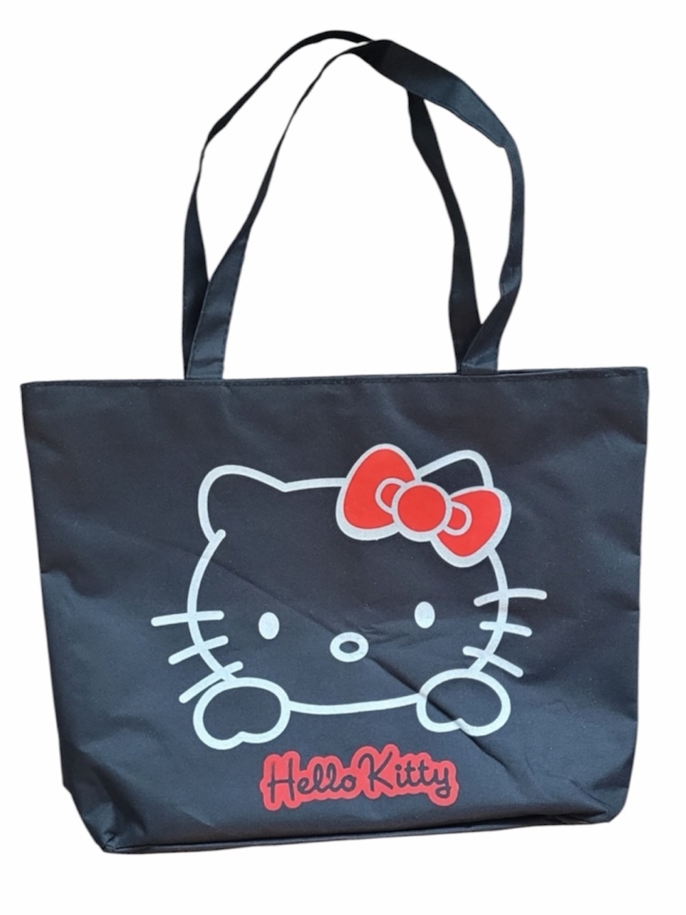 NWT Hello Kitty Black Tote Bag with Red Bow NEW